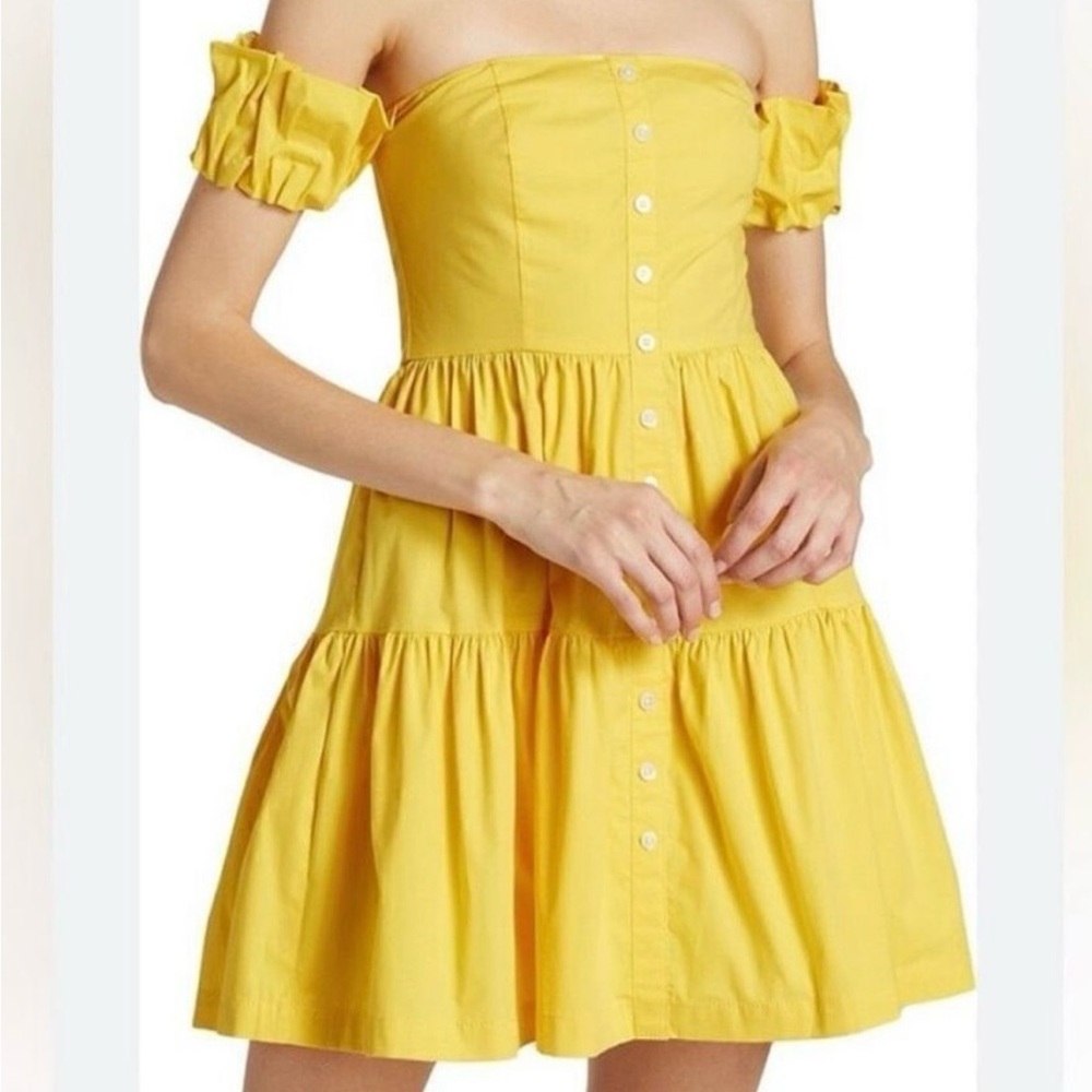 Yellow Off-Shoulder Dress